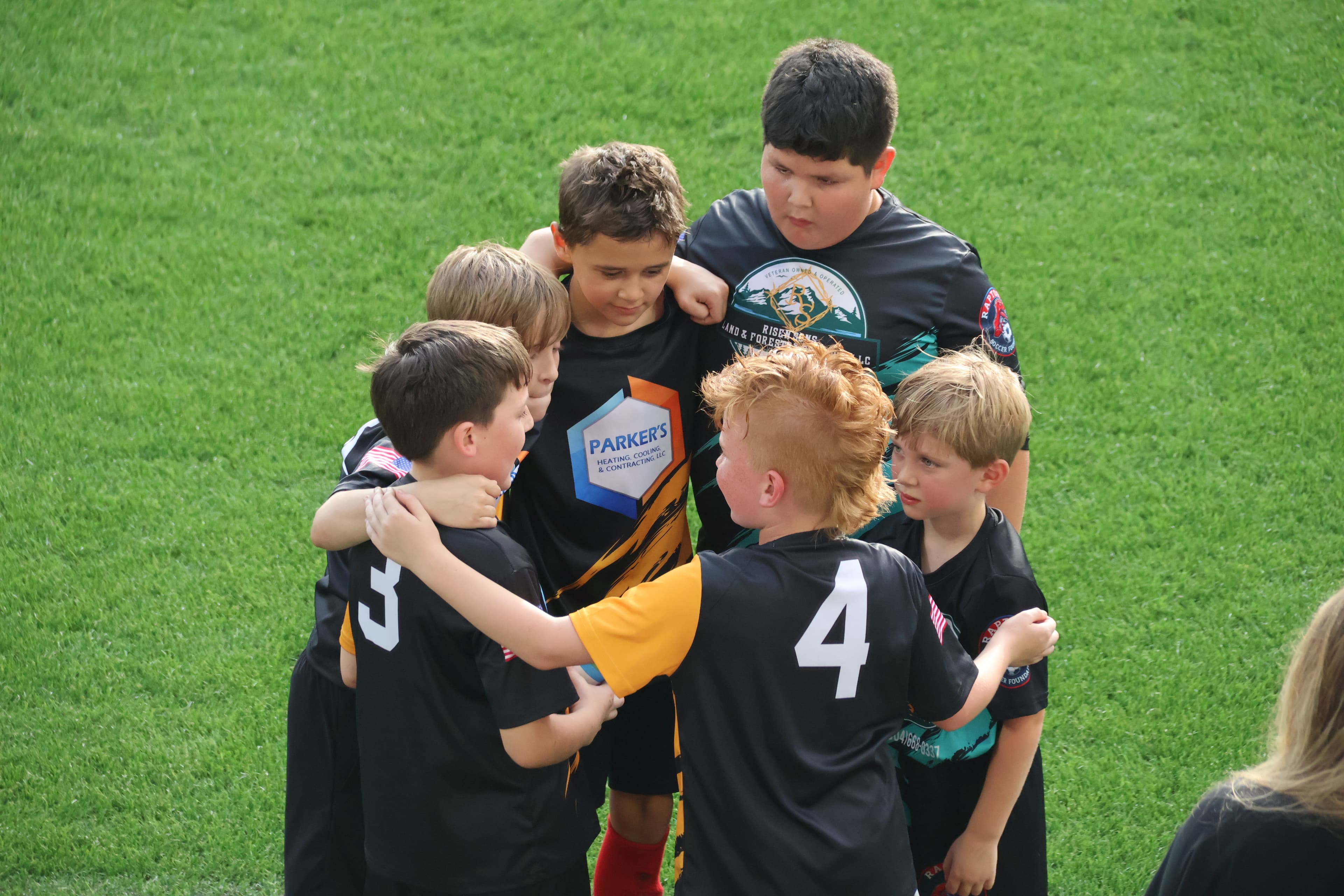 Elite development player in training.